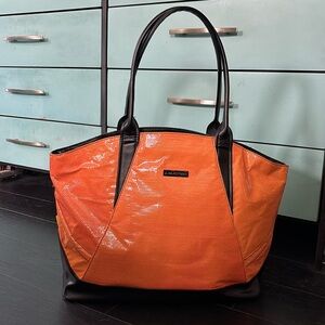 Rareform Hudson recycle billboard laptop tote.